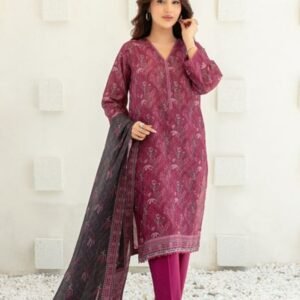 Plum Grace Printed Lawn Suit