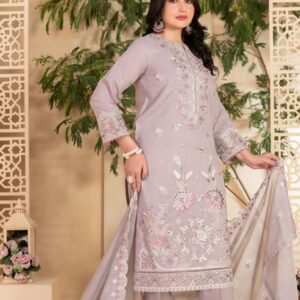 Lavender Luxe Embroidered 3-Piece Suit