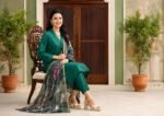 Emerald Green Embroidered 3-Piece Lawn Suit - Image 3