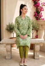 Olive Meadow Stitched 2-Piece - Image 3