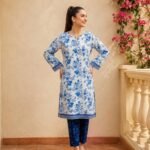 Porcelain Blue Floral Co-Ord Set