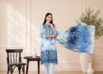 Aqua Breeze Printed 3-Piece